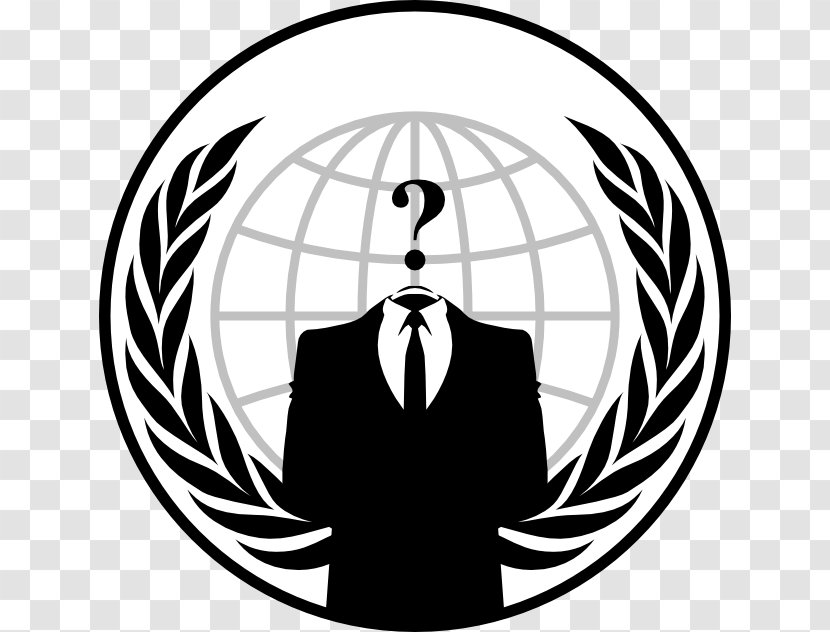 Anonymous Logo Hacktivism Security Hacker - Organization Transparent PNG