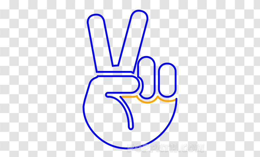 Thumb Middle Finger Clip Art - Royaltyfree - Victory And Peace Day Transparent PNG