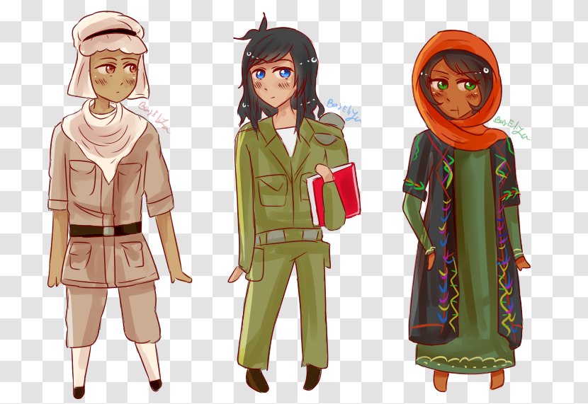 Robe Human Behavior Costume Design Cartoon Homo Sapiens - People In The Middle East Transparent PNG