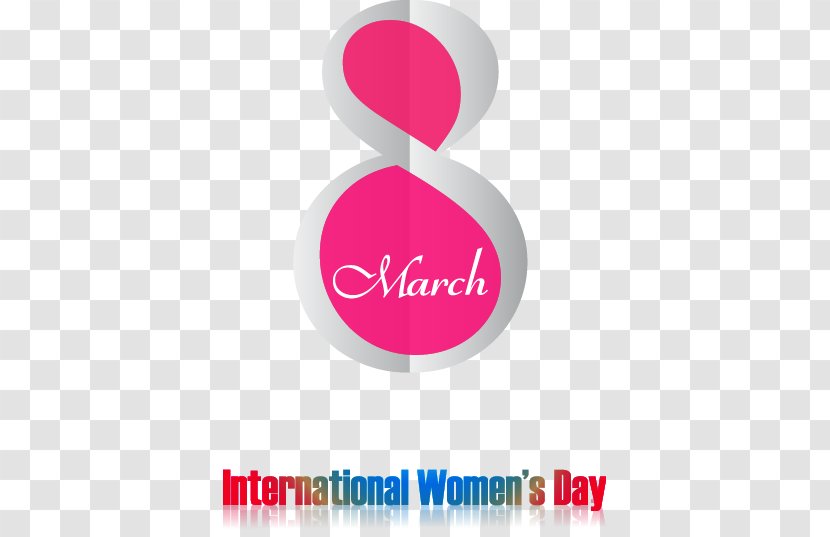 International Womens Day Poster March 8 Valentines Woman - Pink - Women's Element Transparent PNG