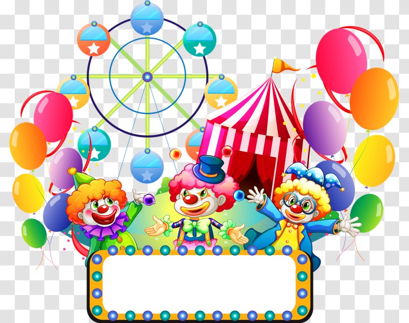 Circus Clown Fair Transparent PNG