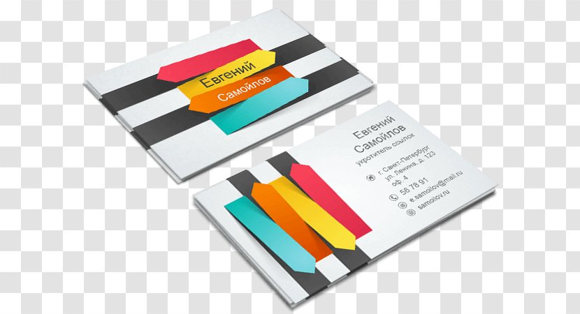 Brand Material - Business Cards Online Transparent PNG