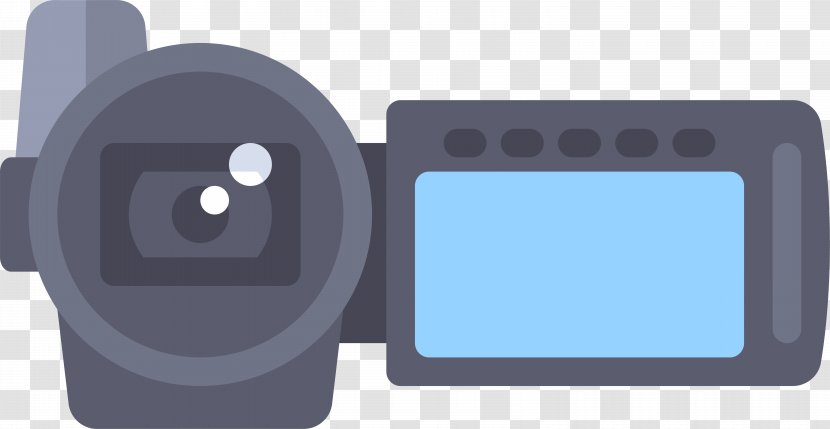 Digital Video Electronics Camcorder Camera Icon - Cartoon Transparent PNG