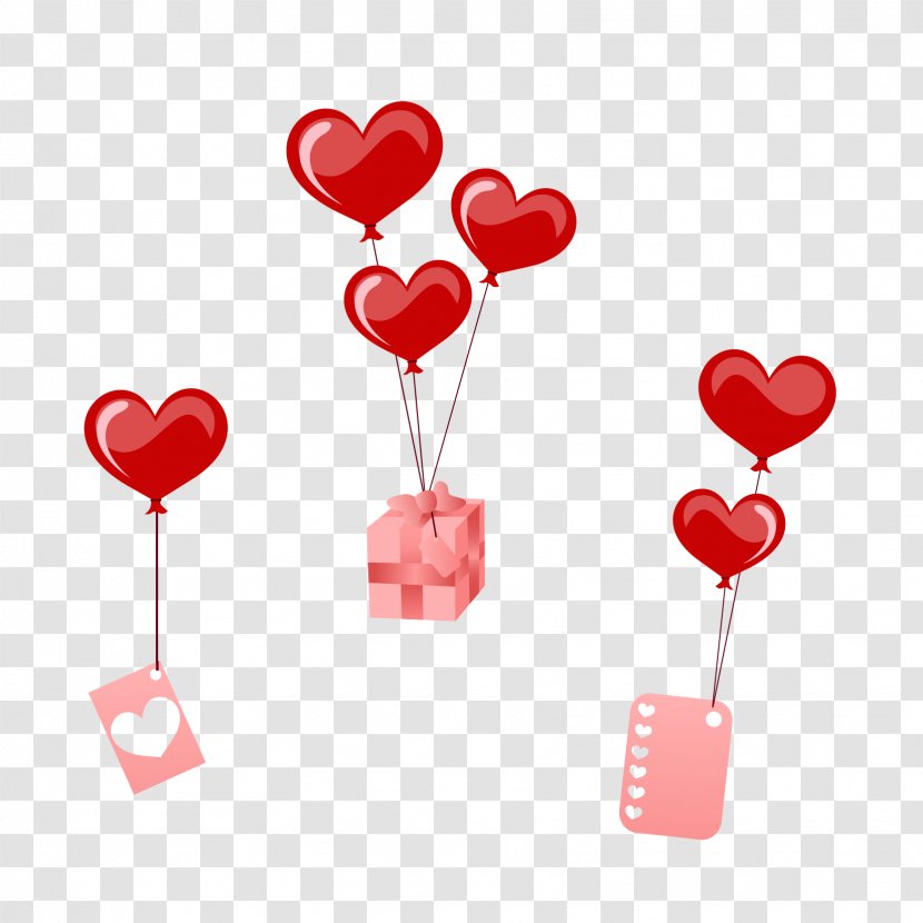 Vector Graphics Balloon Clip Art Heart - Love - Gift Transparent PNG
