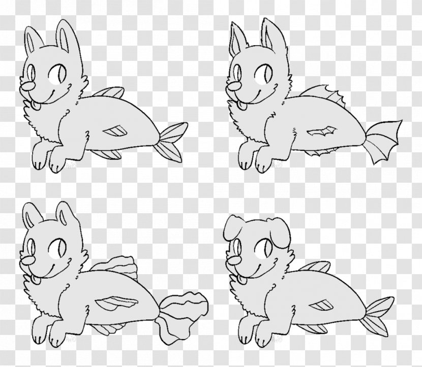 Whiskers Cat Line Art Domestic Rabbit Sketch Transparent PNG