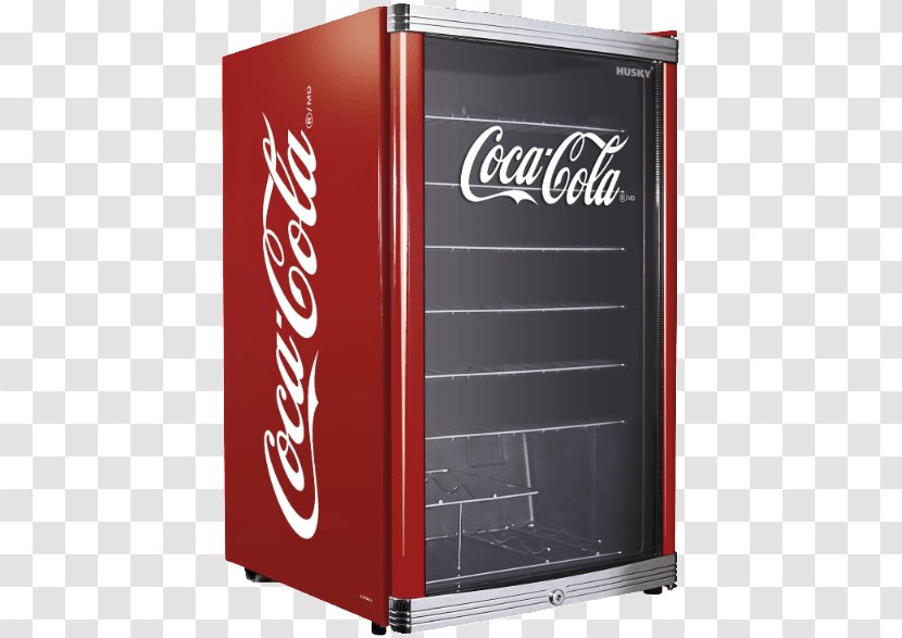 Coca-Cola Husky Coca Cola Kühlschrank A+ Refrigerator AC/DC Dryckeskylare 50 Liter Kapacitet Transparent PNG