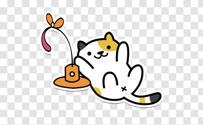 Cat Neko Atsume Sticker Telegram Clip Art - Small To Medium Sized Cats Transparent PNG