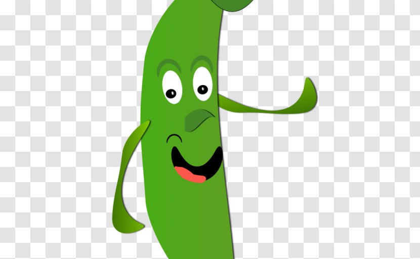 Green Bean Cartoon Clip Art Transparent PNG