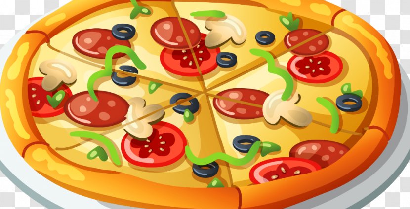 Pizza Fast Food Clip Art - Dish Transparent PNG
