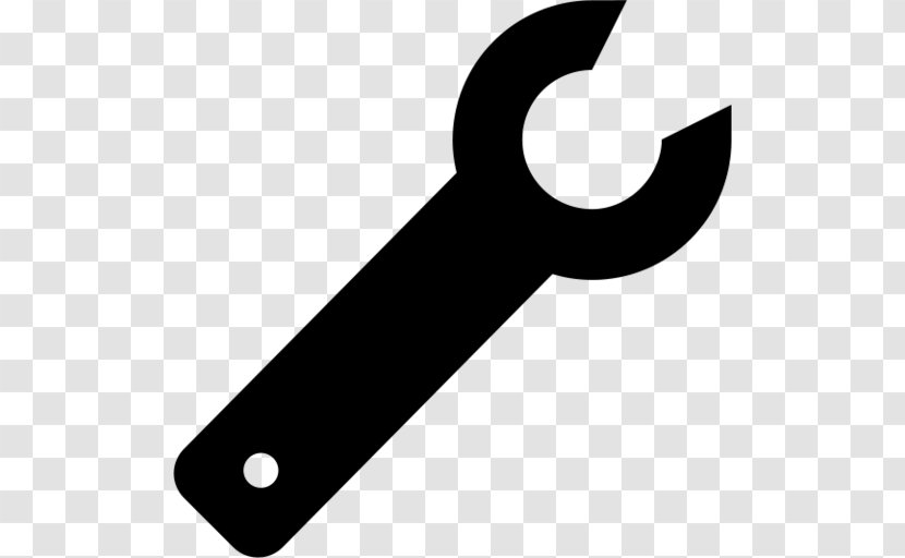 Spanners Tool - Adjustable Spanner - Black And White Transparent PNG