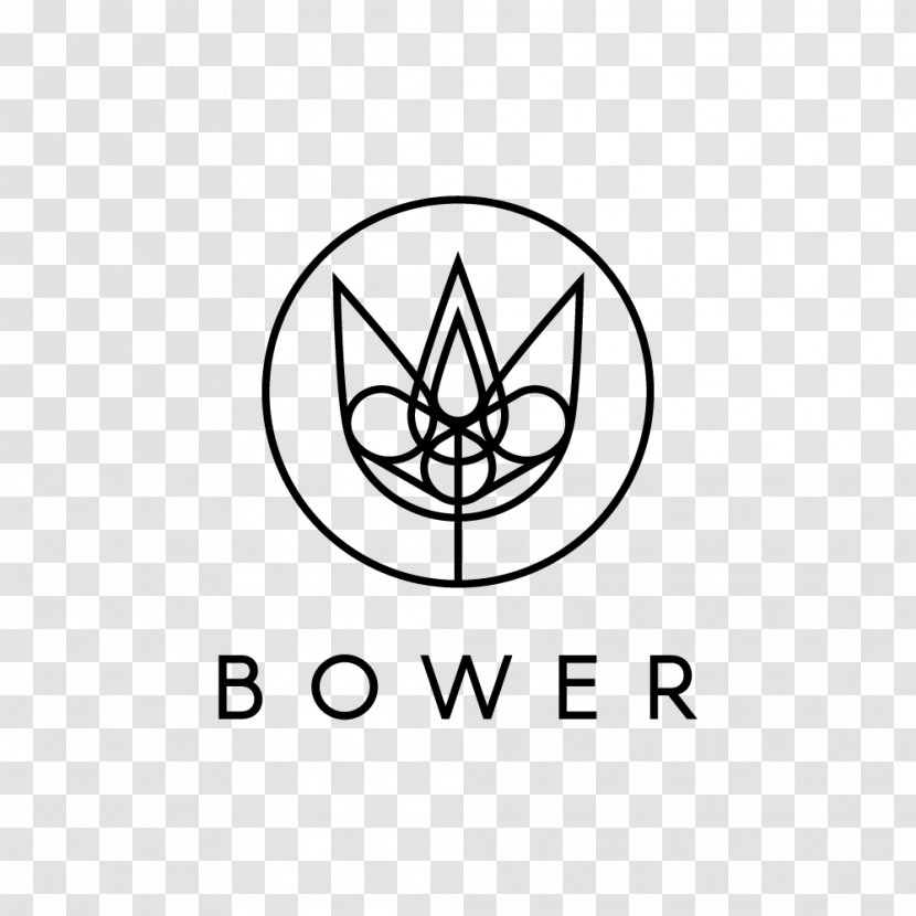 Logo White Email Reticle Angle - Com - Bower Transparent PNG