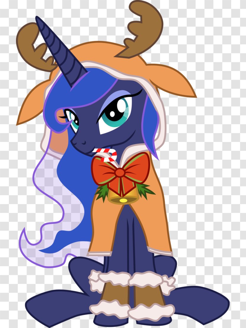 Pony Princess Luna Christmas Clip Art - Flower Transparent PNG