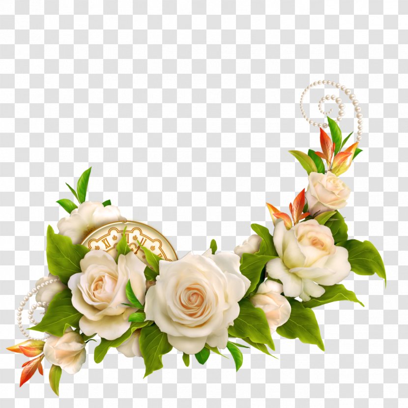 Wedding Cake Rose Flower - Cut Flowers Transparent PNG
