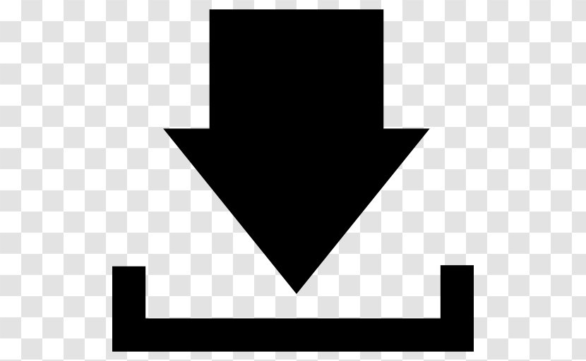 Symbol Download - Black Transparent PNG