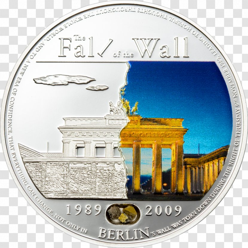 Berlin Wall Palau Coin Numismatics Silver - Colossus Of Rhodes Transparent PNG