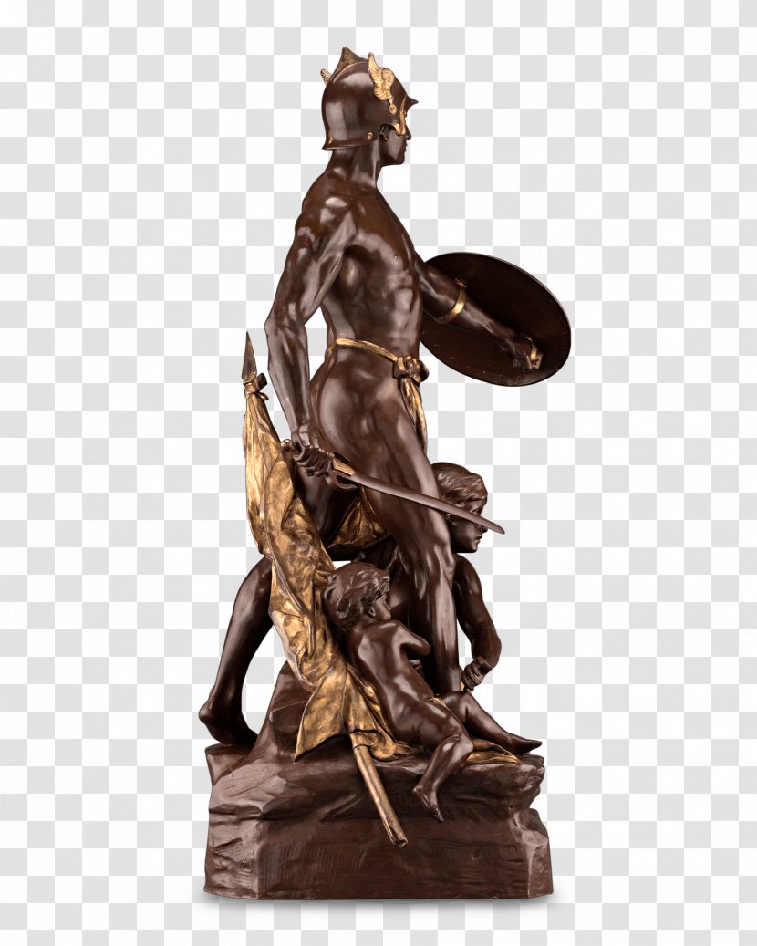 Bronze Sculpture Statue Classical Art - Metal Transparent PNG