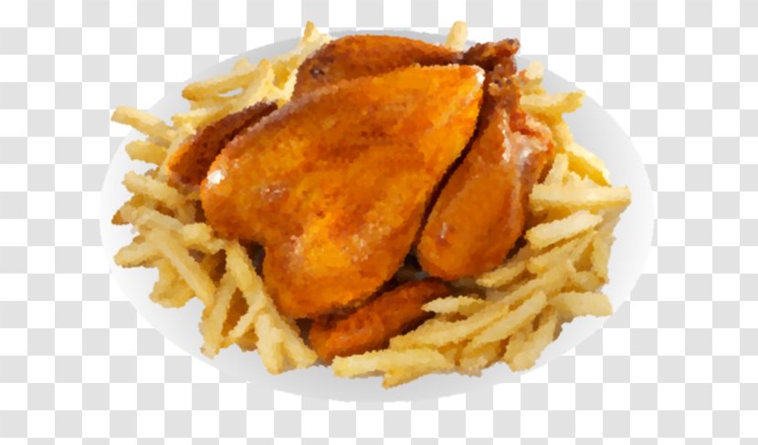 Roast Chicken French Fries Fish And Chips Fried - FritEs Transparent PNG