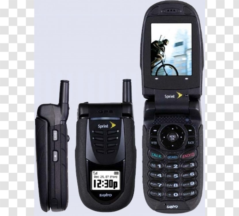 Feature Phone Clamshell Design Sanyo Pro 700 Sprint Cellular Bundle, Black Corporation Rugged Computer - Flip Phones Transparent PNG