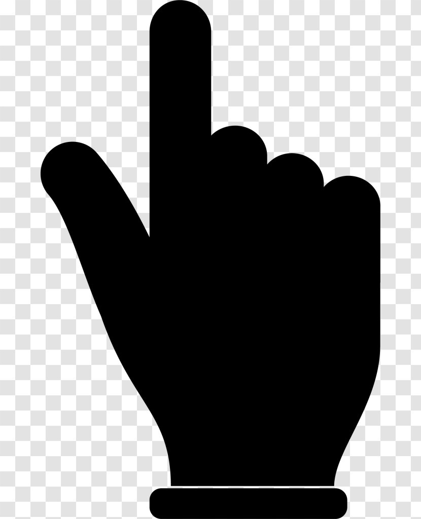 Computer Mouse Pointer Cursor - Finger Transparent PNG