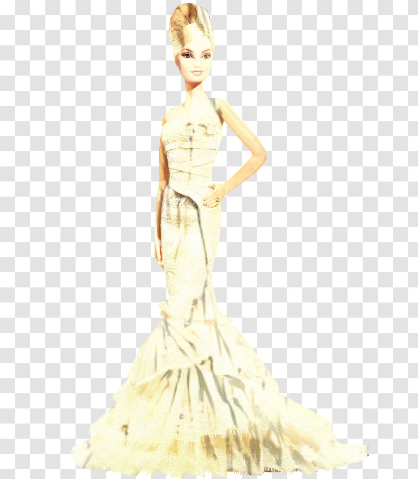 Wedding Dress Bride Gown Fashion - Designer - Figurine Transparent PNG