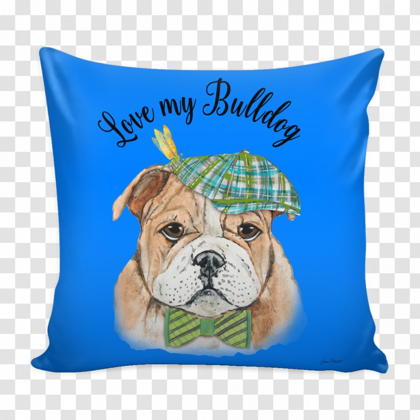 Bulldog Chihuahua Pillow Dog Breed Art - Love Transparent PNG