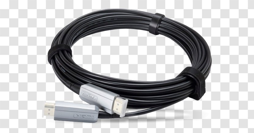 Electrical Cable HDMI Coaxial VIA Technologies Wire - Usb 30 - Optical Fiber Coating Transparent PNG