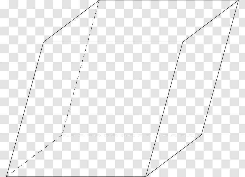 Parallelepiped Rhomboid Geometry Parallelogram Shape - Rectangle Transparent PNG