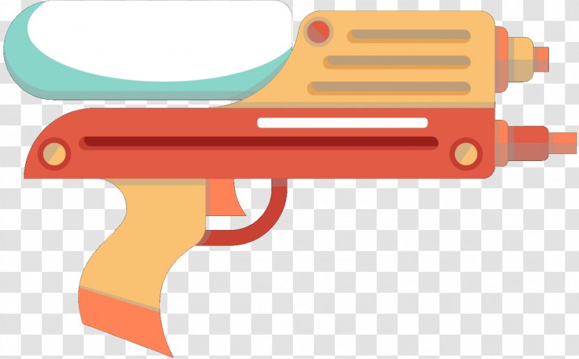 Gun Clip Art Ranged Weapon Line Product Design - Water - Trigger Transparent PNG