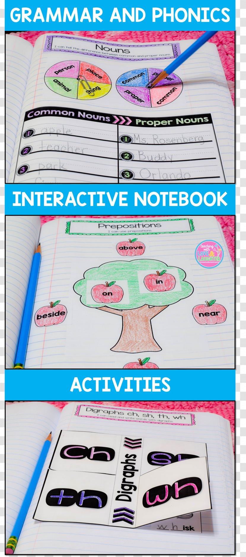 Reading Notebook Writing First Grade Grammar - Kindergarten Transparent PNG