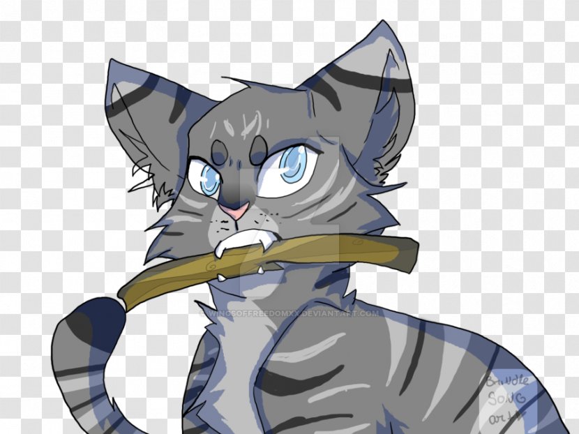 Kitten Cat Warriors Whiskers Jayfeather - Silhouette Transparent PNG