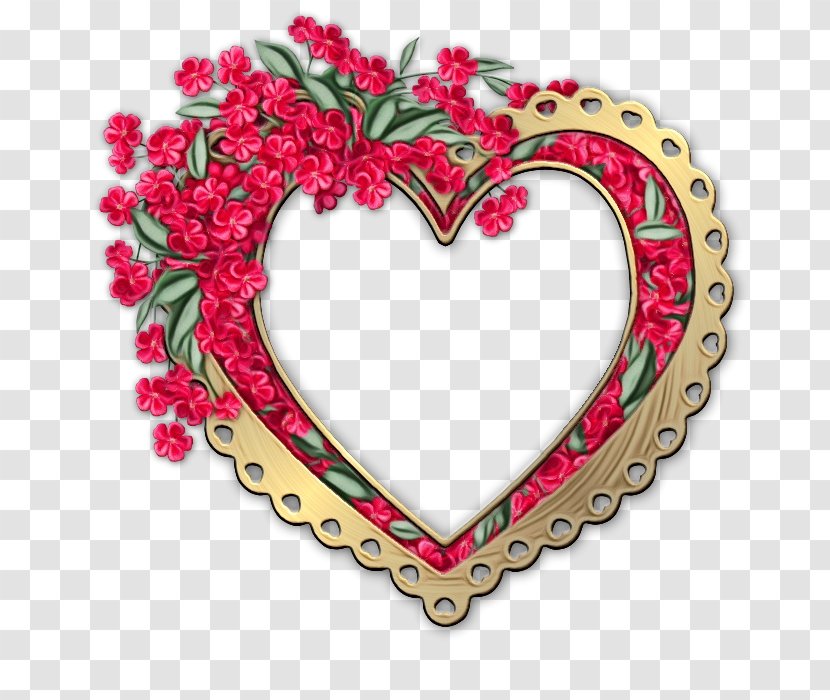 Love Background Frame - Heart - Plant Valentines Day Transparent PNG