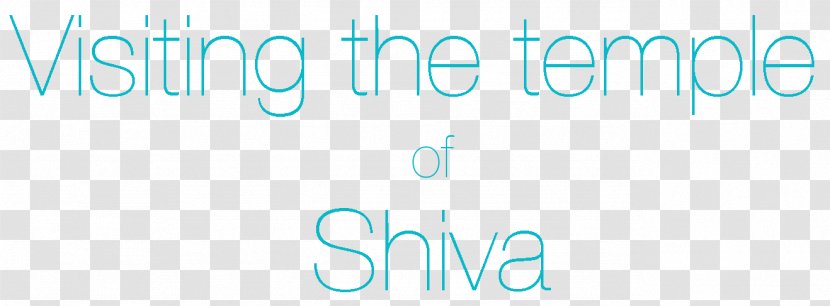 Logo Brand Font - Blue - Lord Shiva Transparent PNG
