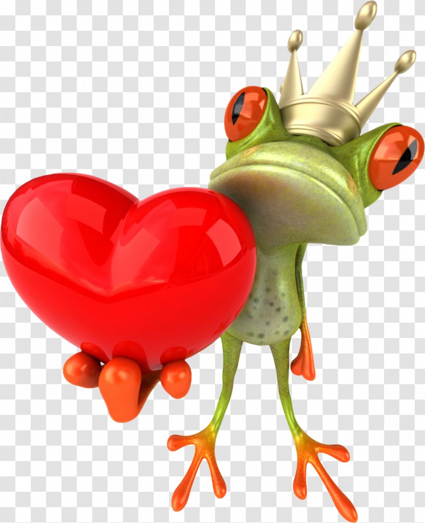 Tree Frog Valentine's Day Desktop Wallpaper - Amphibian Transparent PNG