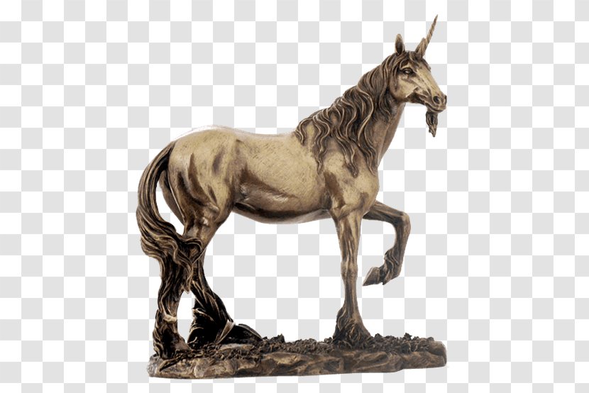 Unicorn Statue Pegasus Figurine Mustang - Mare - Head Transparent PNG