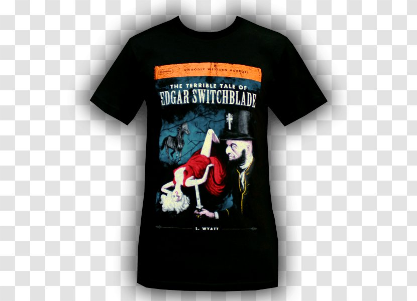 T-shirt The Terrible Tale Of Edgar Switchblade Old Red - Outerwear Transparent PNG