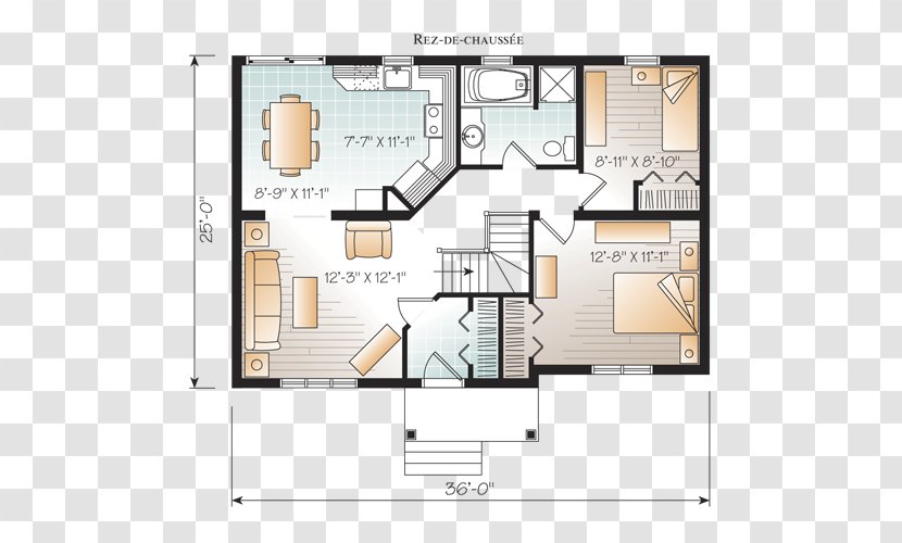 Floor Plan Property Angle - Schematic - Design Transparent PNG