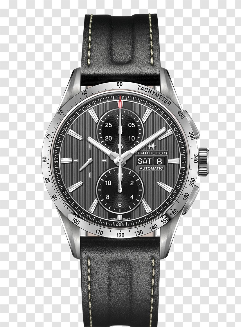 Hamilton Watch Company Chronograph Movement - Dark Gray Wristwatch Male Transparent PNG