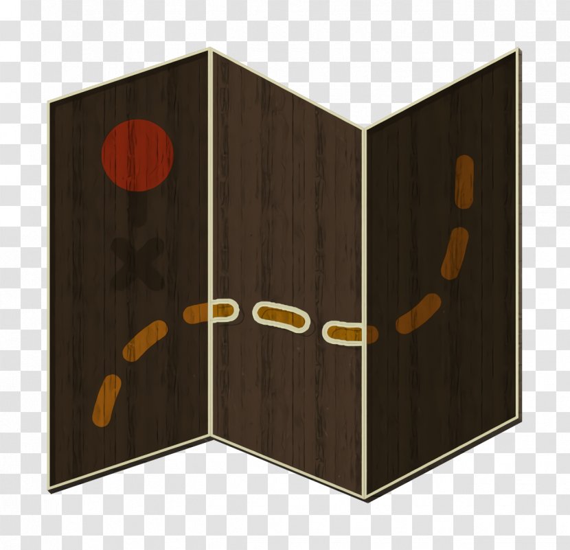 Map Icon Essential - Brown - Wood Stain Wardrobe Transparent PNG