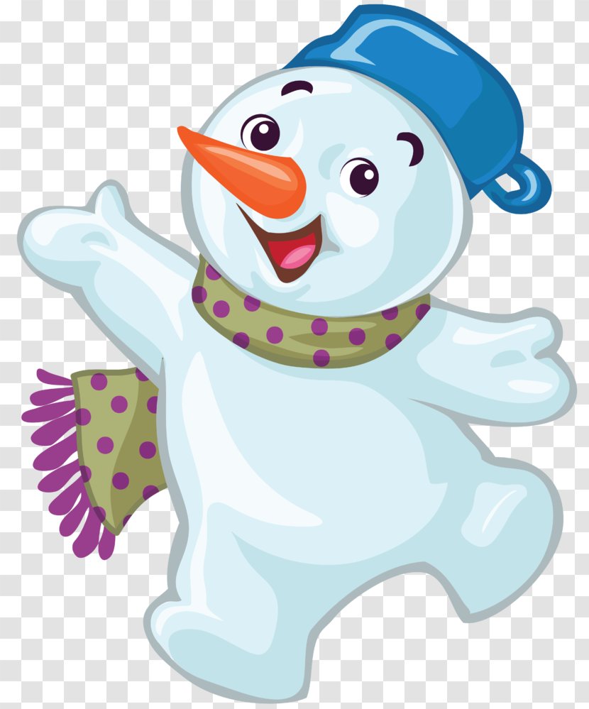 Snowman Christmas Cartoon - Fictional Character Transparent PNG