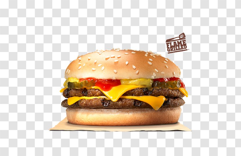 Cheeseburger Whopper Hamburger Big King Veggie Burger - Buffalo - Double Promotion Transparent PNG