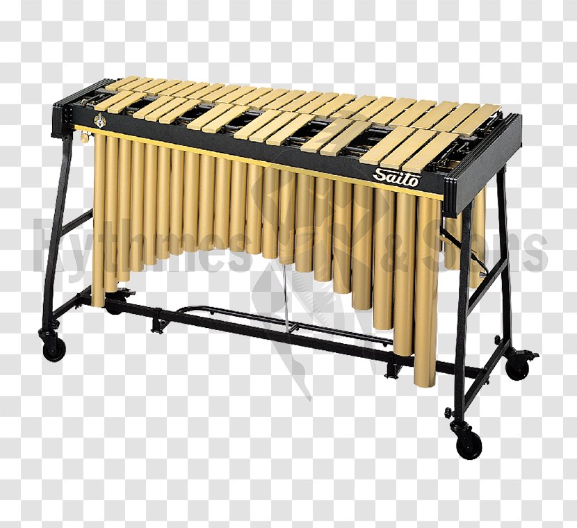 Metallophone Vibraphone Marimba Percussion Musical Instruments - Watercolor Transparent PNG