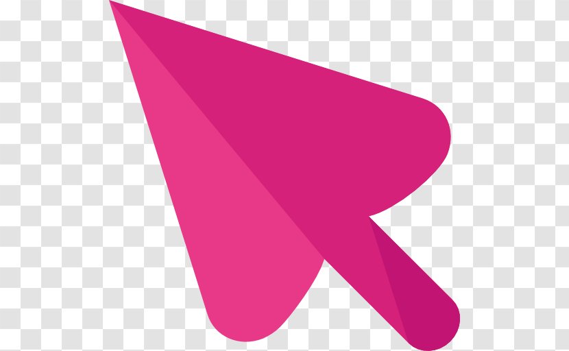 A Red Arrow - Pink - Magenta Transparent PNG