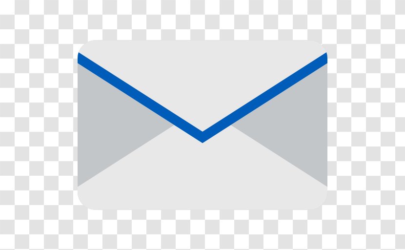 Envelope Cartoon Mail - Electric Blue Transparent PNG