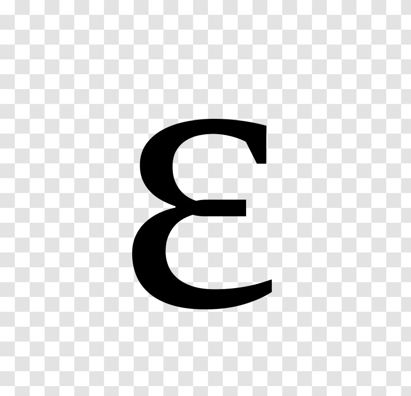 Greek Alphabet Epsilon Letter Case - Text Transparent PNG