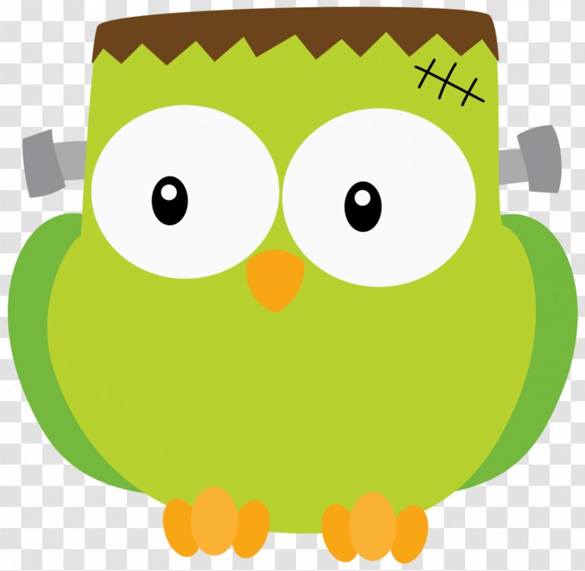 Frankenstein Owl YouTube Clip Art - Beak Transparent PNG