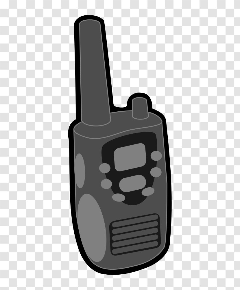 Walkie-talkie PMR446 Clip Art - Royaltyfree - Radio Transparent PNG