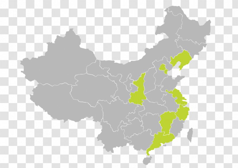 Flag Of China Blank Map - Stock Photography Transparent PNG