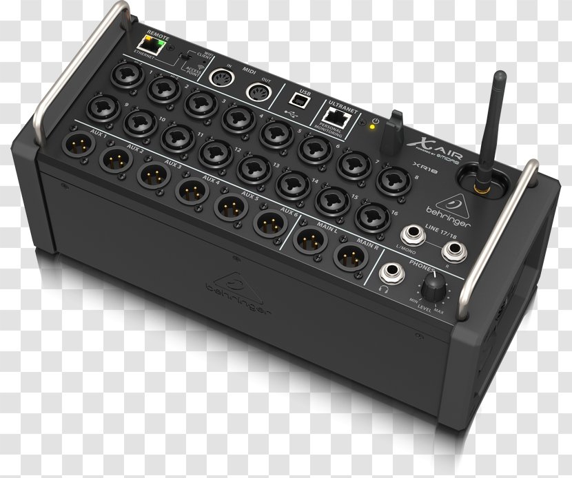 Behringer X Air XR18 Audio Mixers Digital Mixing Console BEHRINGER X32 - Heart - Ipad Transparent PNG