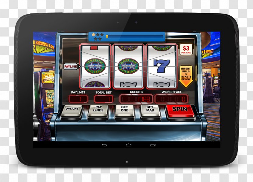 Display Device Game Handheld Devices Multimedia Electronics - Flower - Slots Machine Transparent PNG