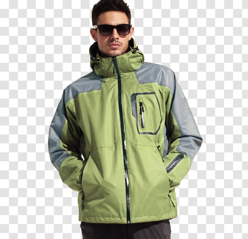 T-shirt Hoodie Jacket Clothing - Sportswear - Guy Wearing Jackets Transparent PNG